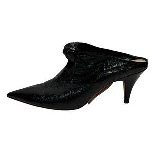 $1040 Khaite black rowan mules size 9 / 39